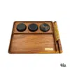 Chill One Luxury Set – Frontansicht des Rolling Trays mit kompletter Ausstattung
