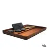 Linke Seitenansicht des Dab ’n Roll® XT Premium Sets ohne Glasdeckel, mit Smellproof Storage