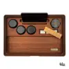 Draufsicht auf das Dab ’n Roll® XT Premium Set mit Glasdeckel und Smellproof Storage