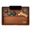 Dab ’n Roll® XT Premium Set in Nussholz – High-End Rolling Tray mit Zubehör und Smellproof Storage