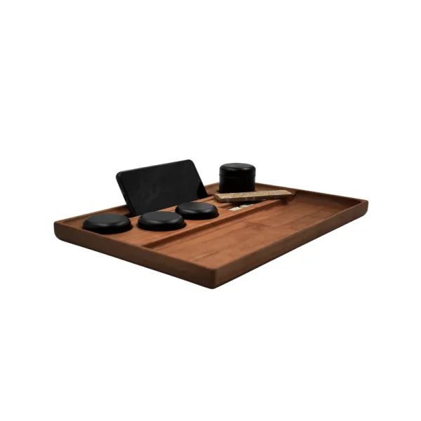 Dab ’n Roll® Luxury Set – linke Seitenansicht mit Fokus auf die Ausstattung