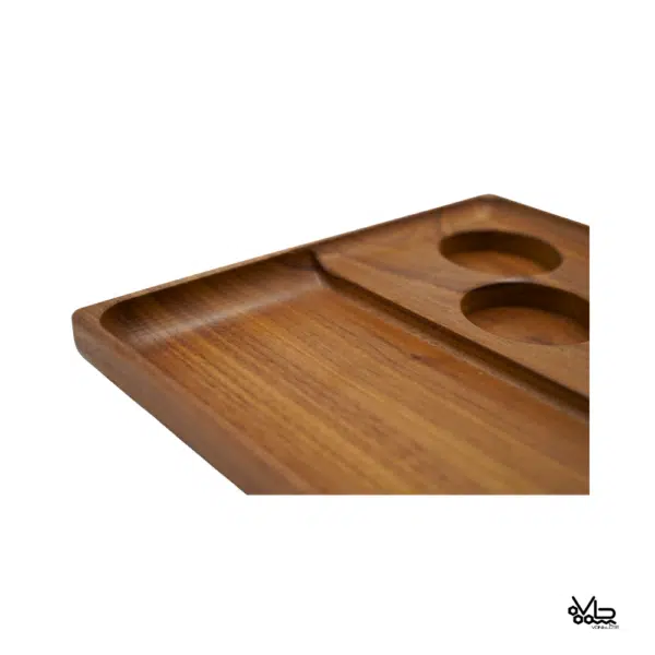 Linke Seitenansicht des Dab ’n Roll® Signature Sets mit Mischfläche und leeren Fächern