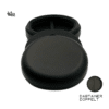 Detailaufnahme des Dabtainer im Dab ’n Roll® XT Signature Set mit Silikoneinlage (doppelte Ausführung)