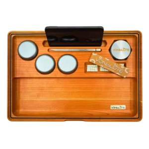 Rolling Tray Dab 'n Roll XT Luxury Set für Designliebhaber mit Hadyhalterung.