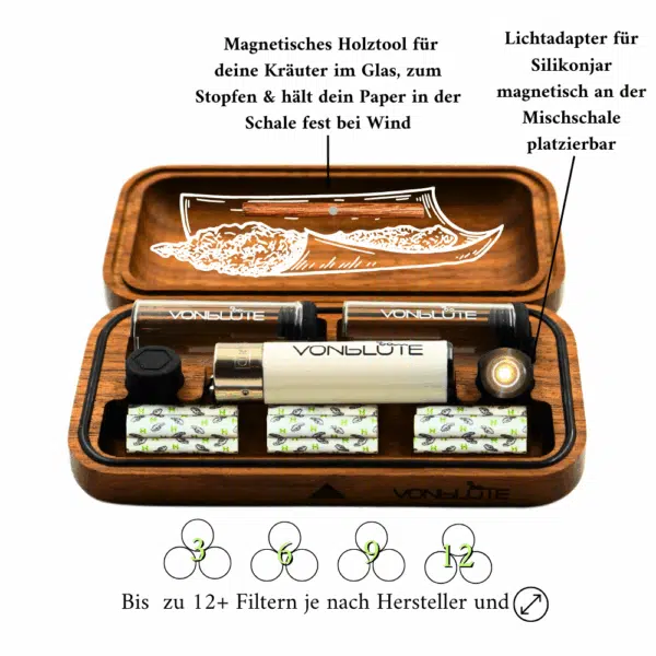 Rolletui® Pocket Rolling Tray black – Bild 10