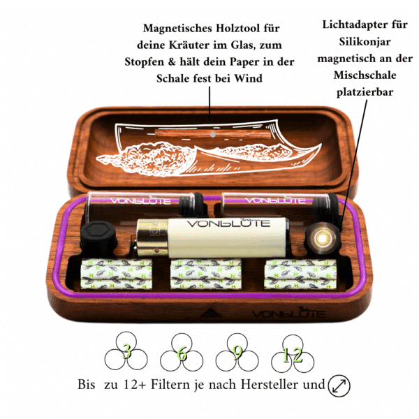 Rolletui® Pocket Rolling Tray pink – Bild 9