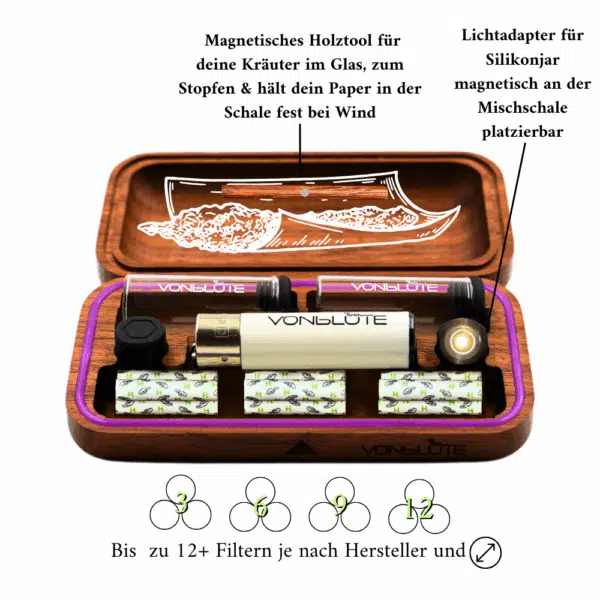 Rolletui® Pocket Rolling Tray pink – Bild 9