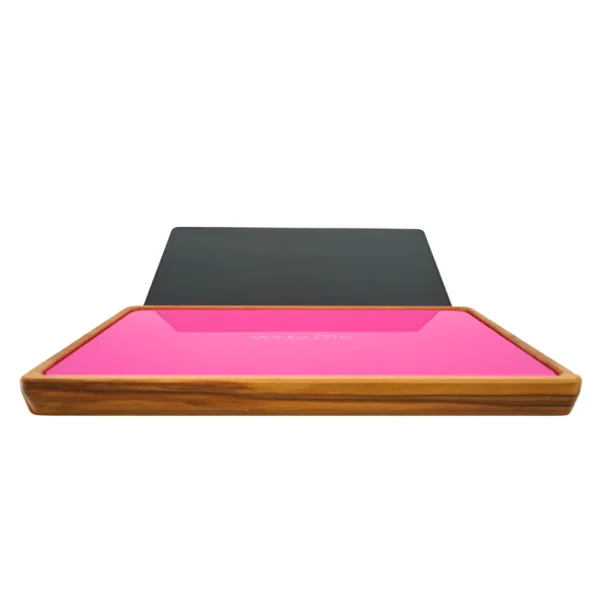 Rolling Tray Float Knockout Pink by VONbLÜTE® mit Tablet Adapter frontal