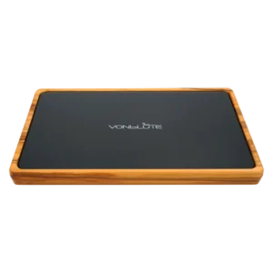 Rolling Tray Float Black by VONbLÜTE® draufsicht frontal