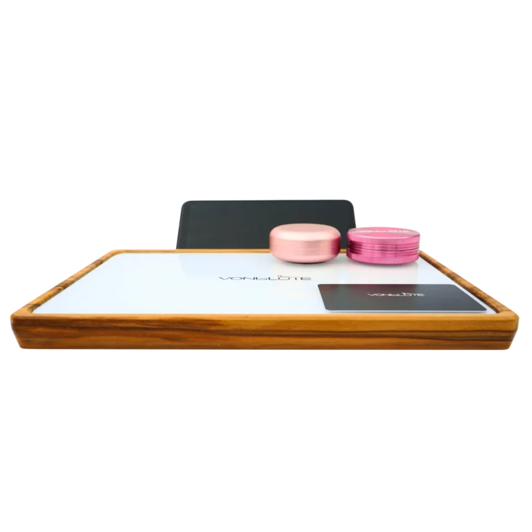 Rolling Tray Float Weiß Edition Pink