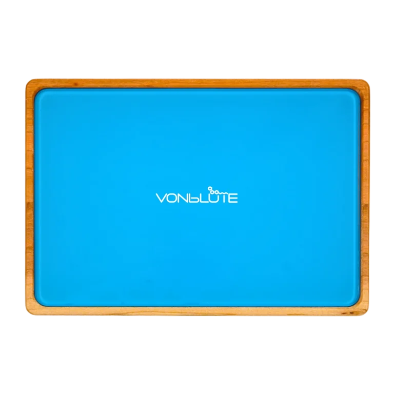 Rolling Tray Float Red Tone Sky Blue by VONbLÜTE®