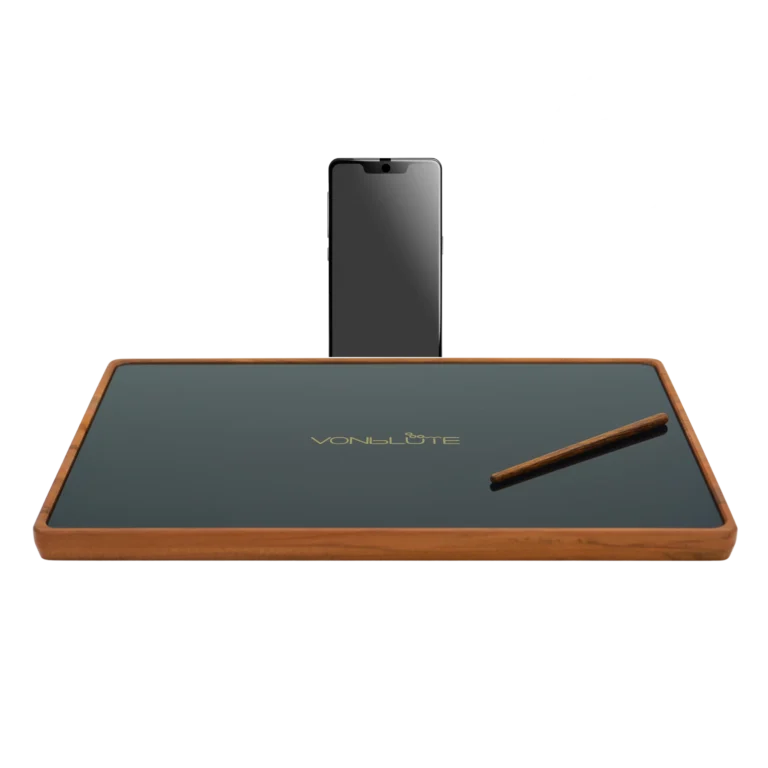 Rolling Tray Float Studio Black by VONbLÜTE® – Mit Adapter