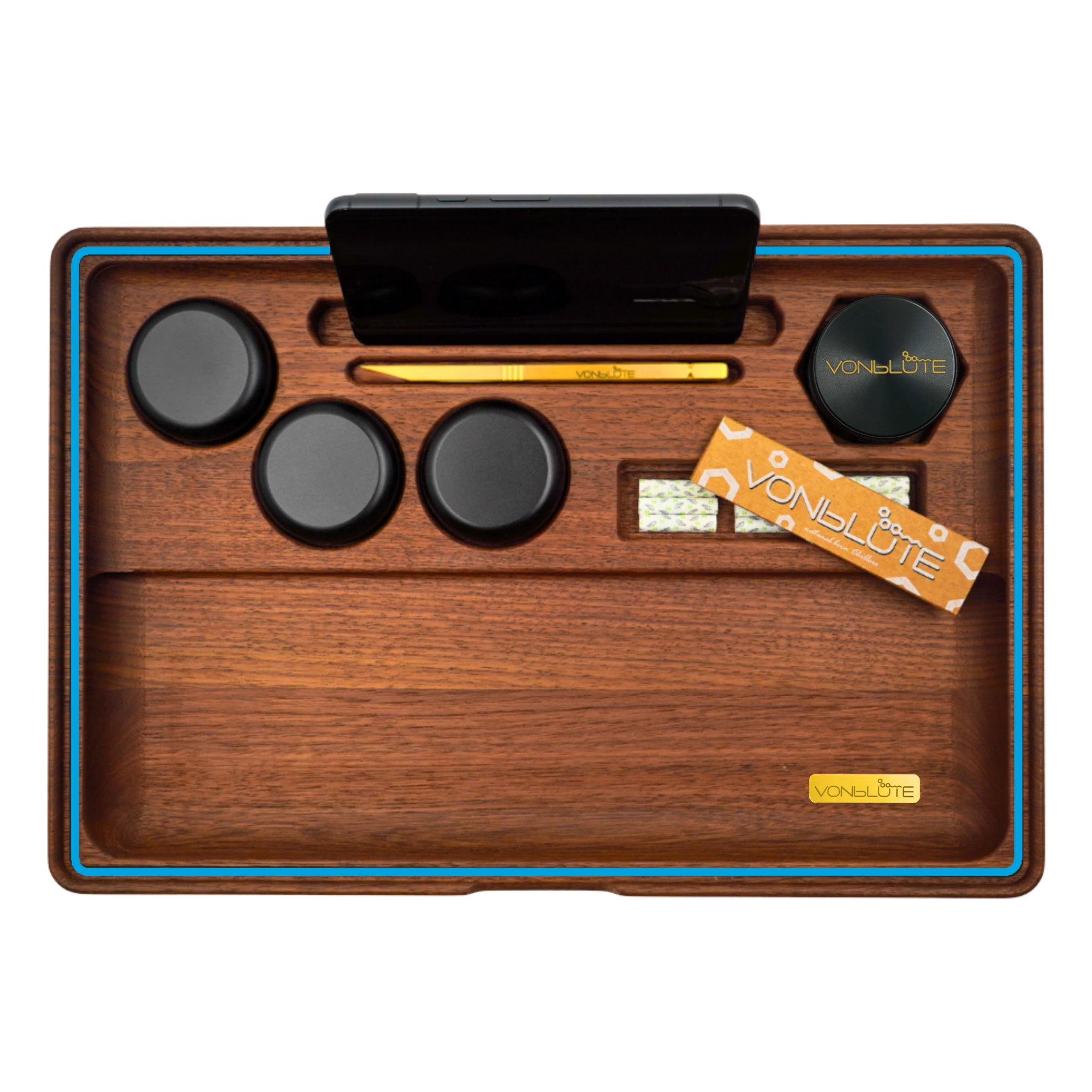 Rolling Tray Dab ’n Roll XT Blue Signature