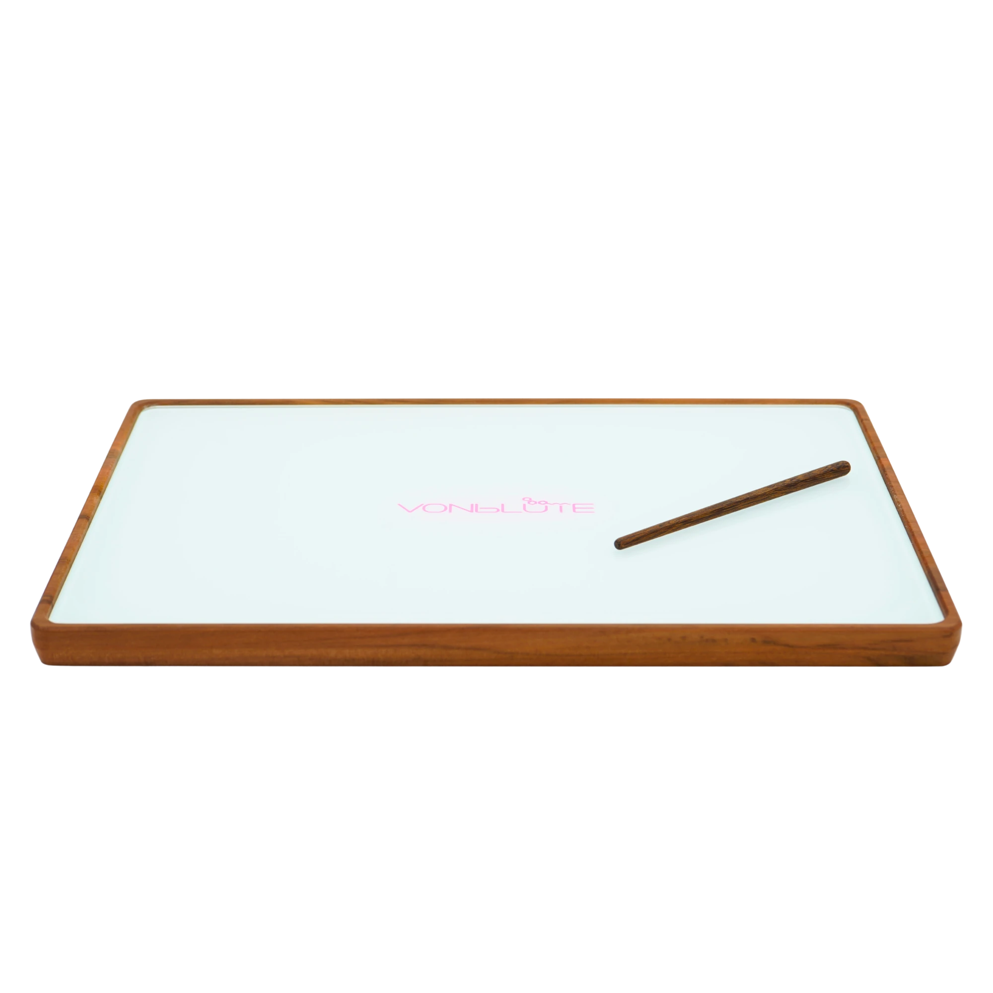 Rolling Tray Float Studio Pink by VONbLÜTE® ist eine neue Art von Rolling Tray ready für jede Session im XL- Format.