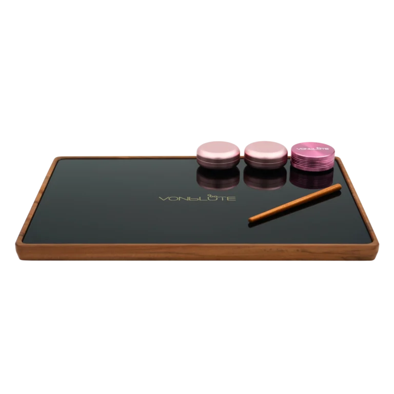Rolling Tray Float Studio Black Edition Pink