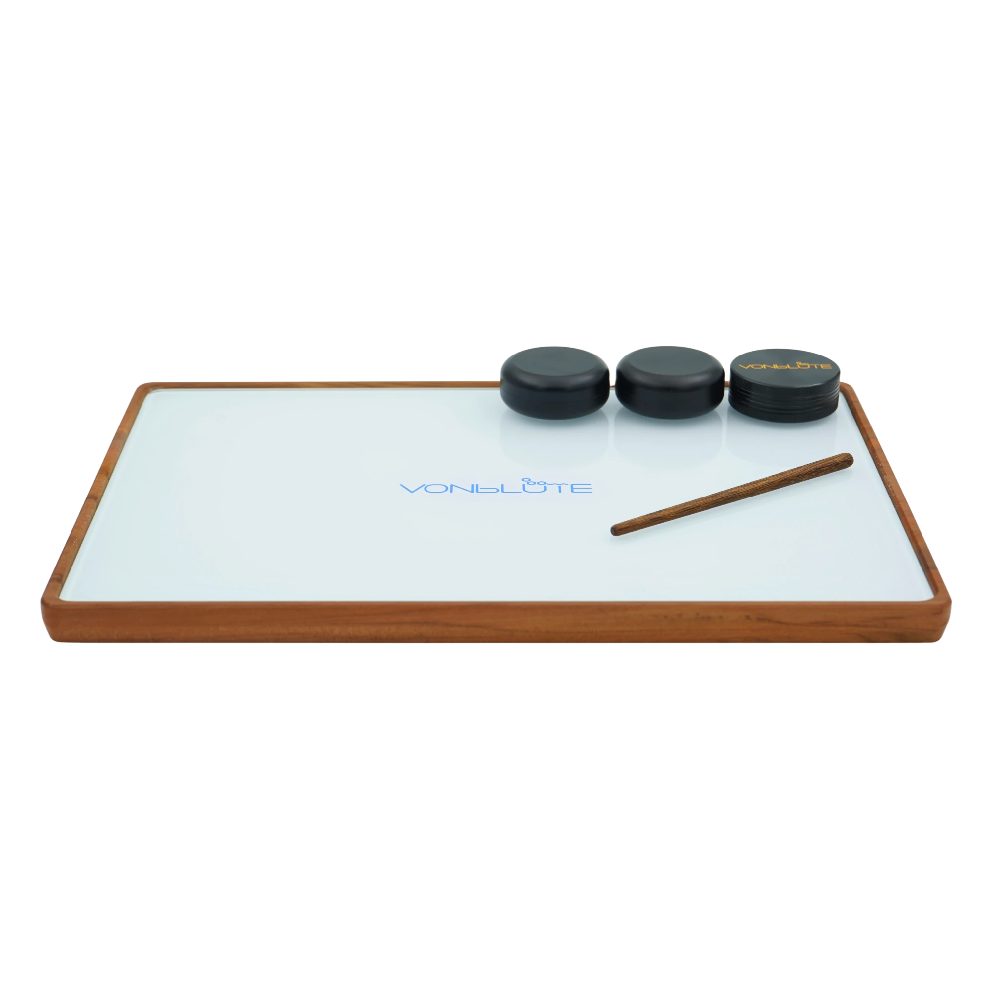 Rolling Tray Float Studio Blue Edition Black ist eine neue Generation unter den Rolling Trays. Groß, schön und mit Media-Adapter.