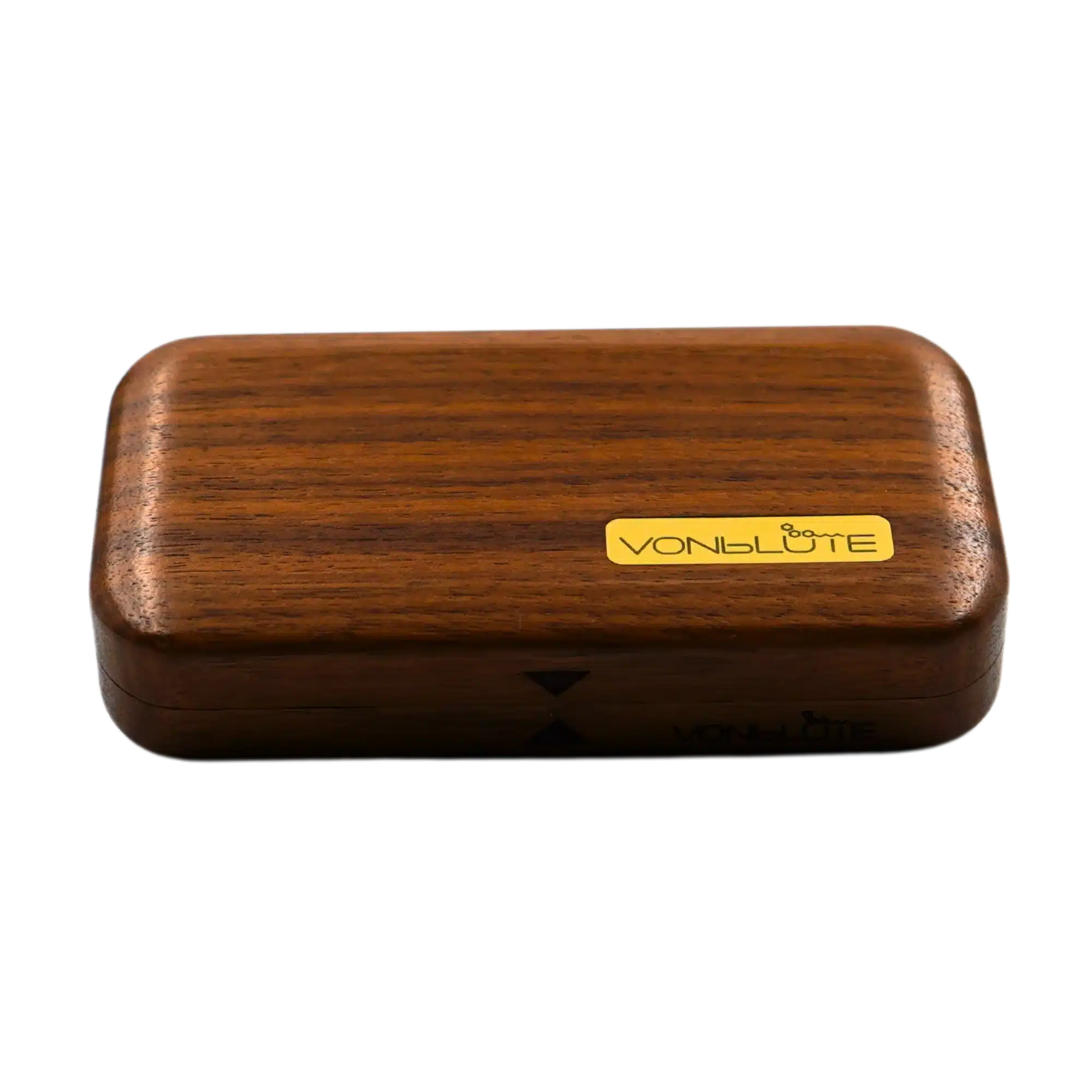 Pinkes Rolling Tray Rolletui® geschlossen glossy look perspektive.